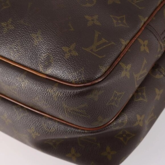 LOUIS VUITTON Monogram Reporter GM Shoulder Bag M45252 LV Auth 140930 - Picture 4 of 16